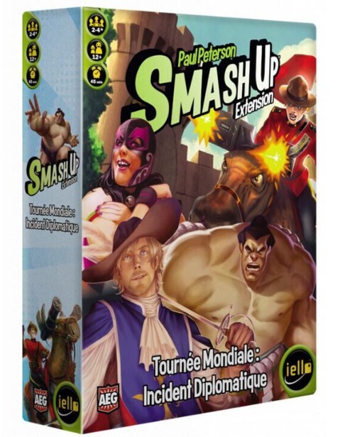 Smash Up Tournée Mondiale Incident Diplomatique - Jeu de société cartes édition neuve