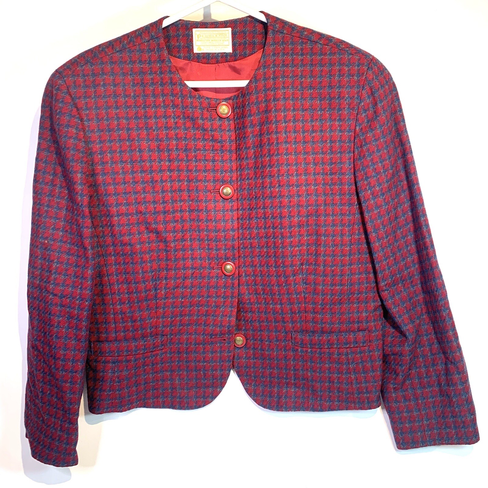 Pendleton 100% Virgin Wool Blazer Jacket Womens S… - image 1