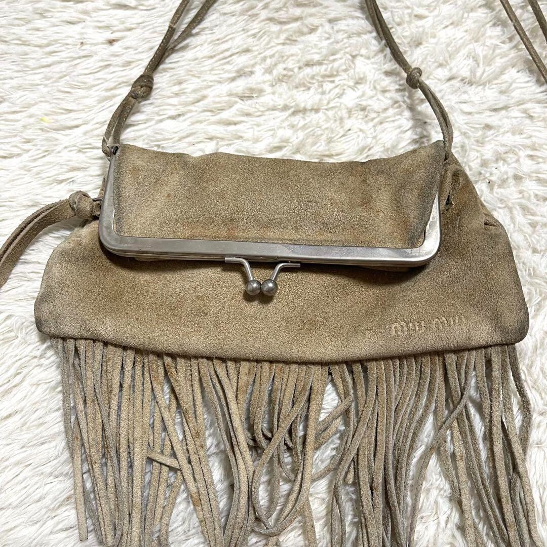 バッグ 90s MIU MIU PYTHON FUR FRINGE HAND BAG 90s MIU MIU PYTHON FUR FRINGE HAND BAG（Good Places to Buy