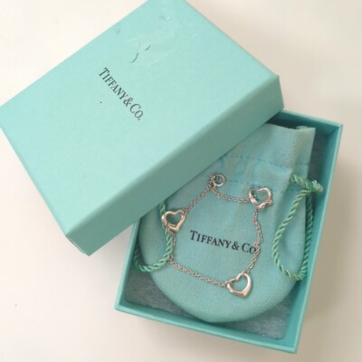 c449 ティファニー 1990 トリプルハート バングル シルバー 925 TIFFANY & Co. Triple Heart Bracelet Sterling Silver 925