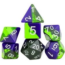 SDZ0009-07 Sirius Dice RPG Dice Set (7): Sea Glass