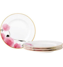 NORITAKE YAE 4968 Bone China Set Of 4 Bread & Butter Plates Brand New Boxed MINT