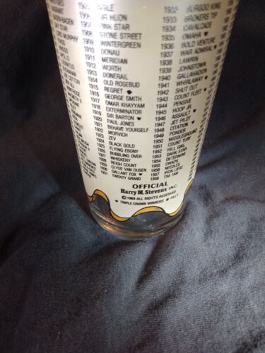 Original 115th Kentucky Derby Churchill Mint Julep Drinking Glass 1989 - Picture 3 of 5