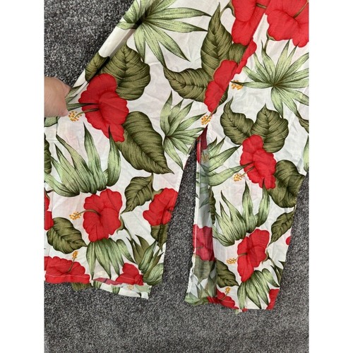 Maxi abito vintage Tiasa taglia 8 Aloha Rayon Festival Hawaii Island Cruise floreale - Foto 4 di 10