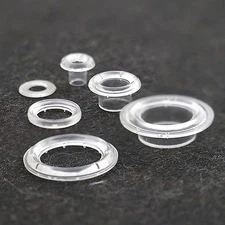 Clear Plastic Grommets & Washer for Posters & Banners,choose size & quantity usa
