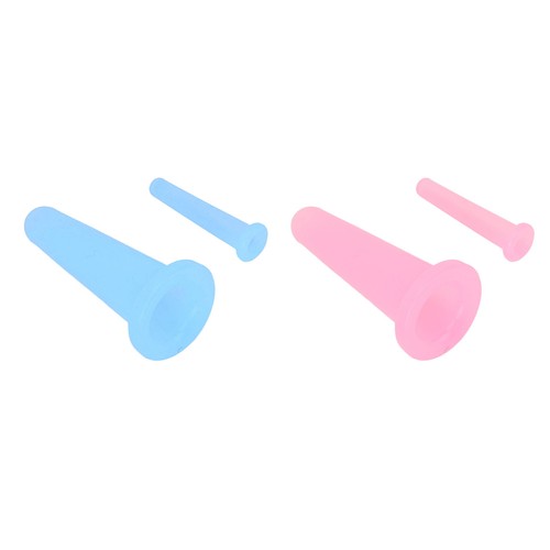 2 PCS Face Cupping Set Mini Silicone Soft Portable Vacuum Suction Massage Cu NHE - Picture 22 of 28
