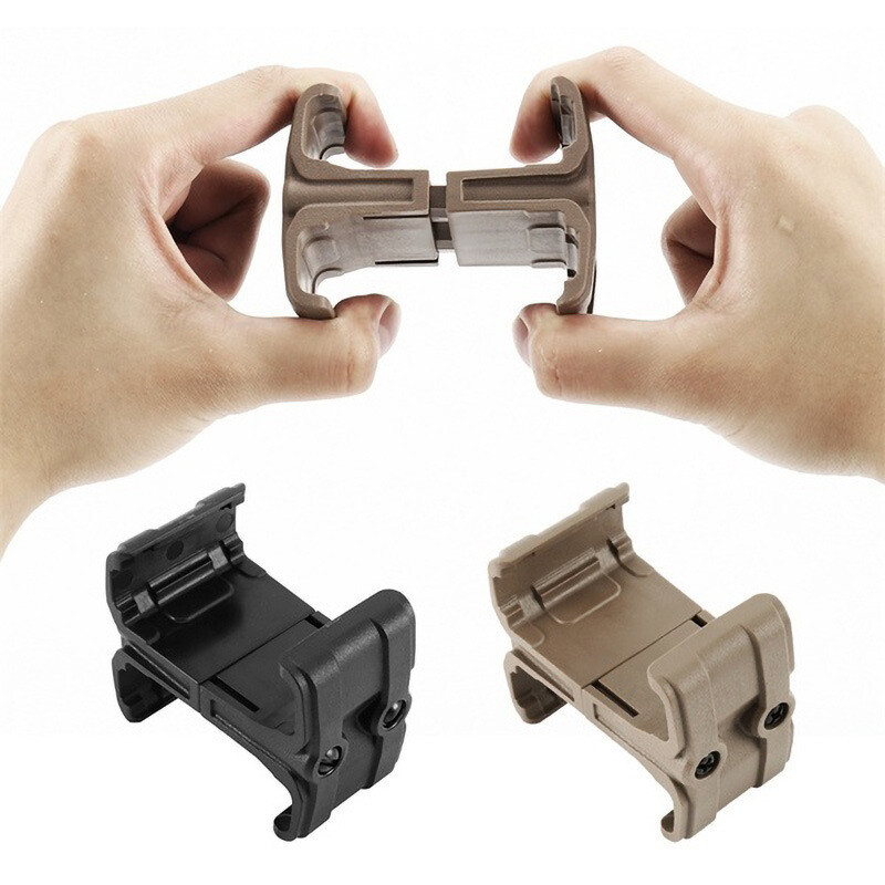 Double Magazine Coupler Connector Clamp Parallel High Dual Magazine Clip Airsoft-image