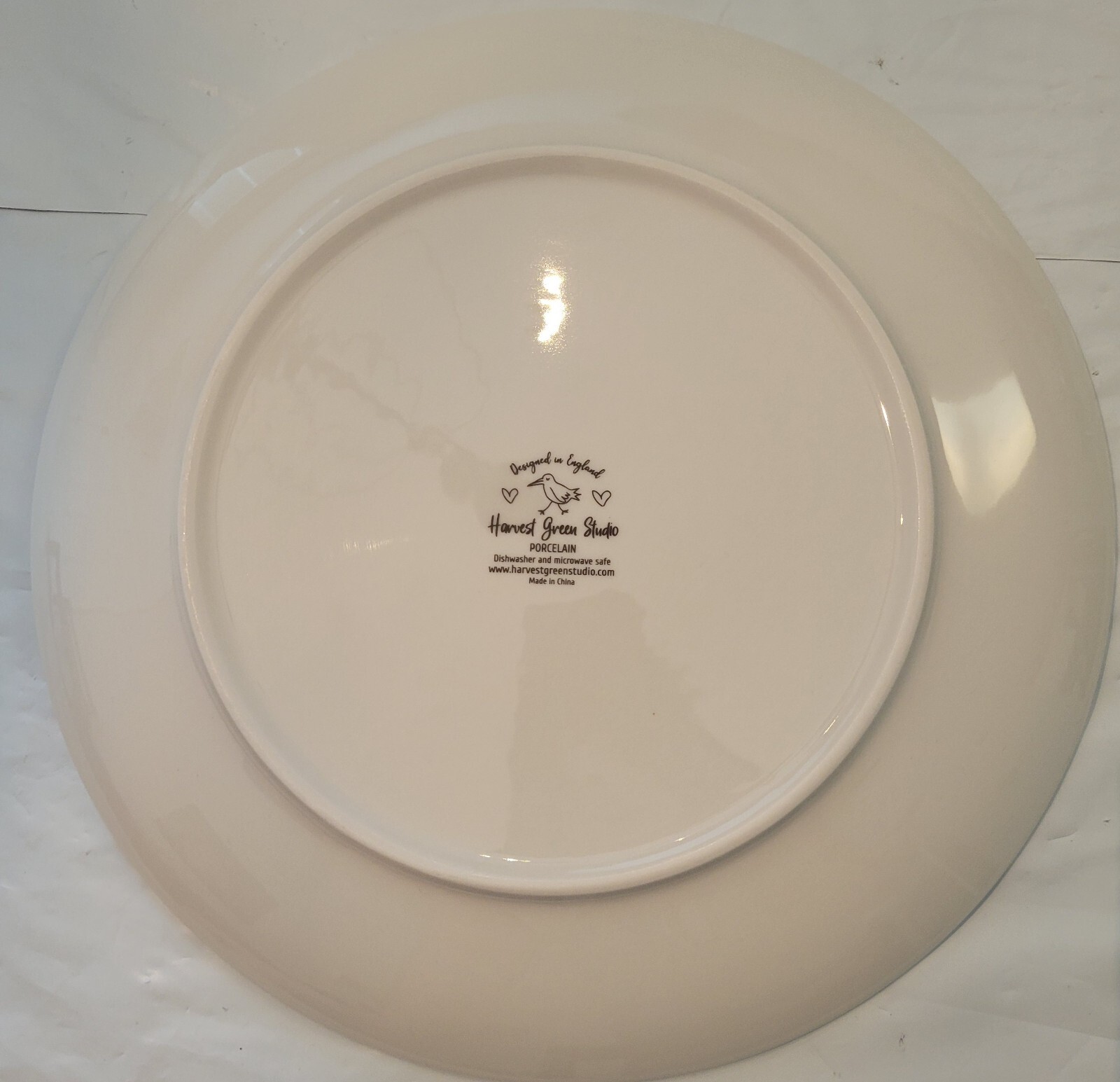 4 pk Harvest Green Studio HALLOWEEN Skull Roses Crown Dinner Plates Black NIB