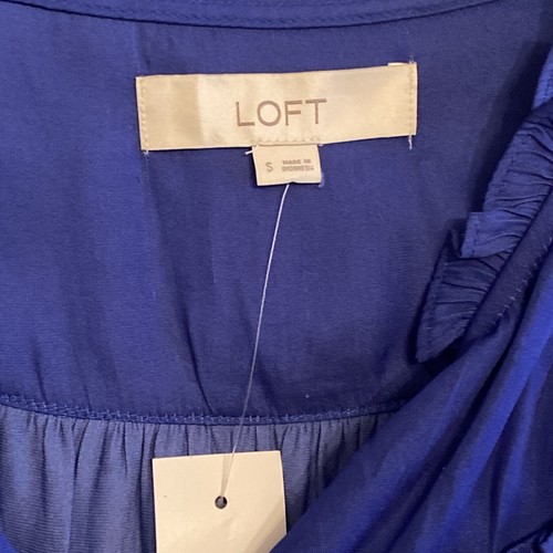 Blouse By Loft. NWT. Size Small. Royal Blue - Bild 3 von 6