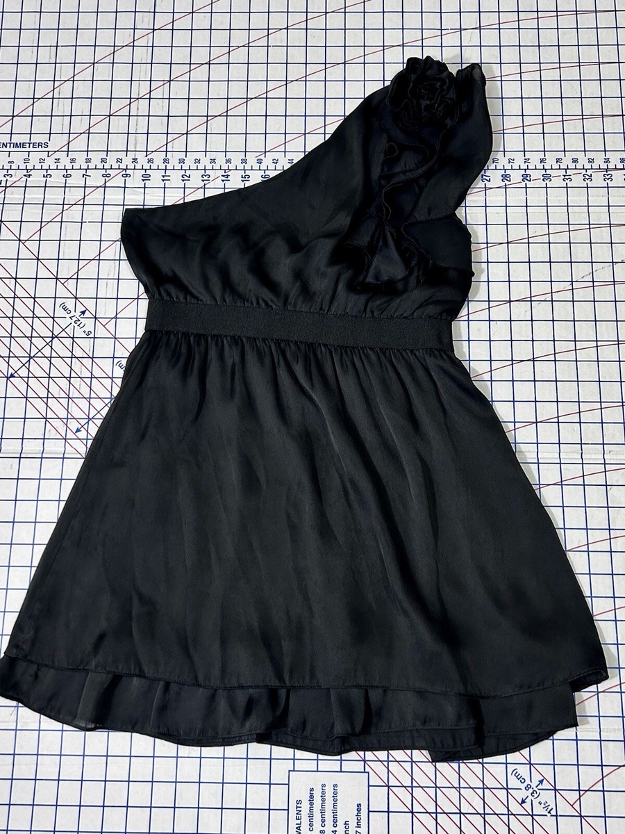 Ya Los Angeles One Shoulder Ruffle Black Dress Women's Size L | eBay Ya Los Angeles One Shoulder Ruffle Black Dress Women's Size L | eBay