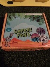 Safari Folding Fans : Pack of 12 