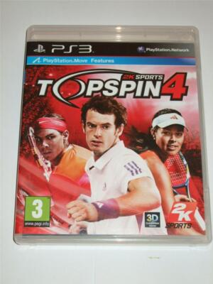 Top Spin 4 Tennis für Playstation 3 PS3 ''GRATIS UK P&P''