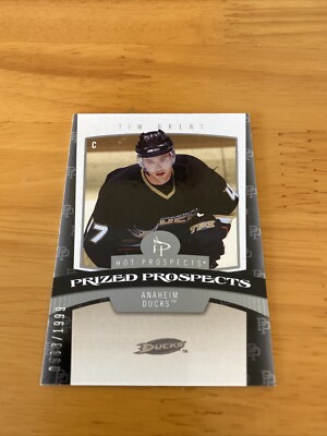 2006-07 Hot Prospects #190 Tim Brent Rookie Hockey Card/1999