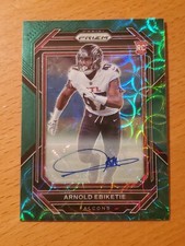 2022 Prizm Auto Green Scope #384 Arnold Ebiketie Penn St Falcons #'d 33/75