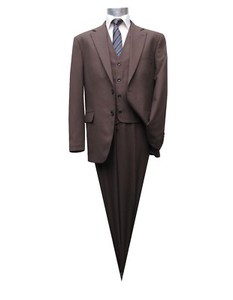 Herren Anzug 3 Teilig Muga Gr 27 Braun Ebay