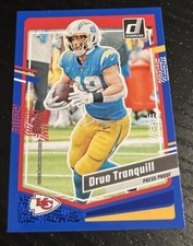 2023 Panini Donruss Drue Tranquill Blue Press Proof