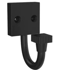 Liberty Square 2.88 Inch Flat Black Single Prong Hook B43206-FB-CP Quan 13 New