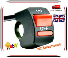 Motorcycle Handlebar On/Off Switch Rain Light Road Race / Track Bikes UK SELLER