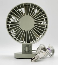 USB Desk Fan-Green Low Noise Compact Multi-Speed. Tested.