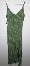ASTR the Label Jessie Sleeveless Maxi Dress, Emerald Stripe, Women's  XS