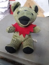 Grateful Dead Liquid Blue Green Soft Plush Retired Dancing Bear Esau 7.5"