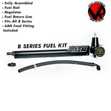 B Series Aem Fuel Rail Kit With Aero Style Regulator For Honda Acura B16 B18 B20