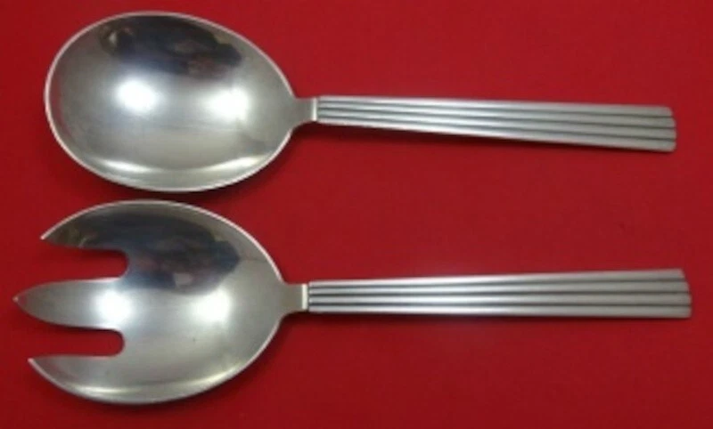 Georg Jensen Antique US Sterling Silver Salad Servers for sale | eBay