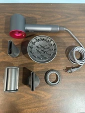 Dyson Supersonic Hair Dryer w/Attachments Iron/Fuschia Pink