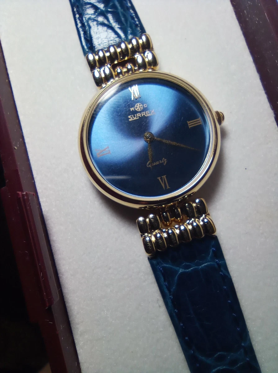 Orologio blu hotsell e oro