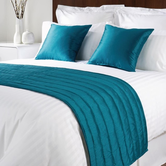 Plain Quilted Bed Runners