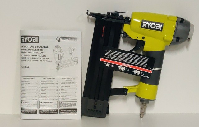 Ryobi 18 Gauge Brad Nailer YG200BN2 for 