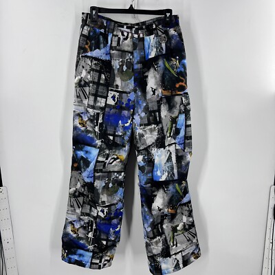 Zero Xposur Youth 2XL 18/20 Multicolor Snowboard Graphic Ski Snowpants