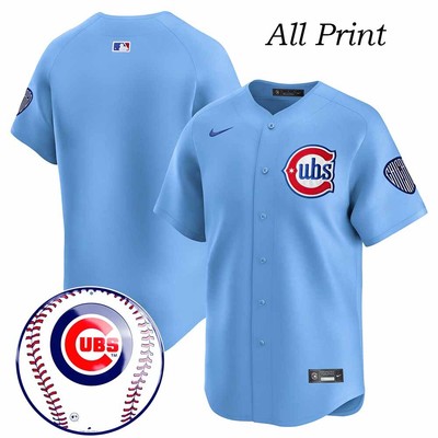 ChicagoxCubs Team Baseball Jersey   All Print