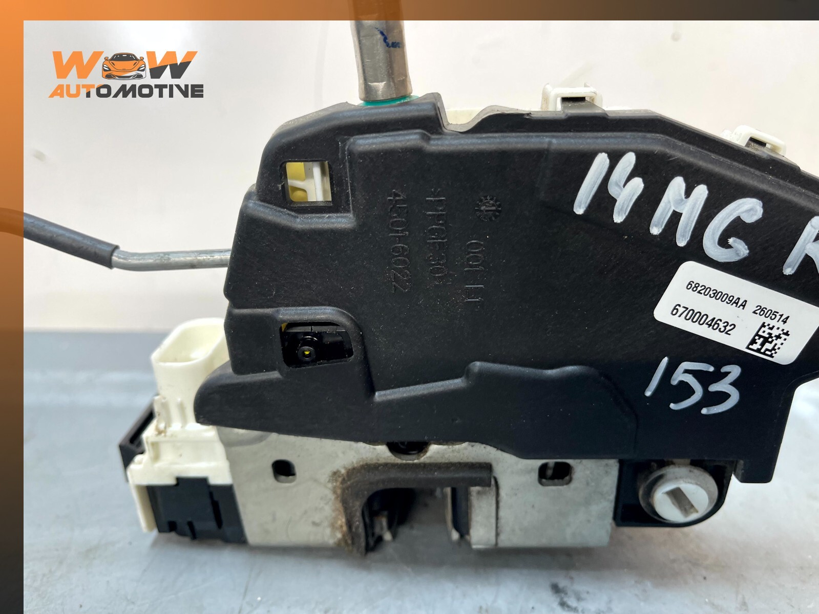 14-17 MASERATI GHIBLI REAR LEFT DRIVER SIDE DOOR LOCK LATCH ACTUATOR OEM