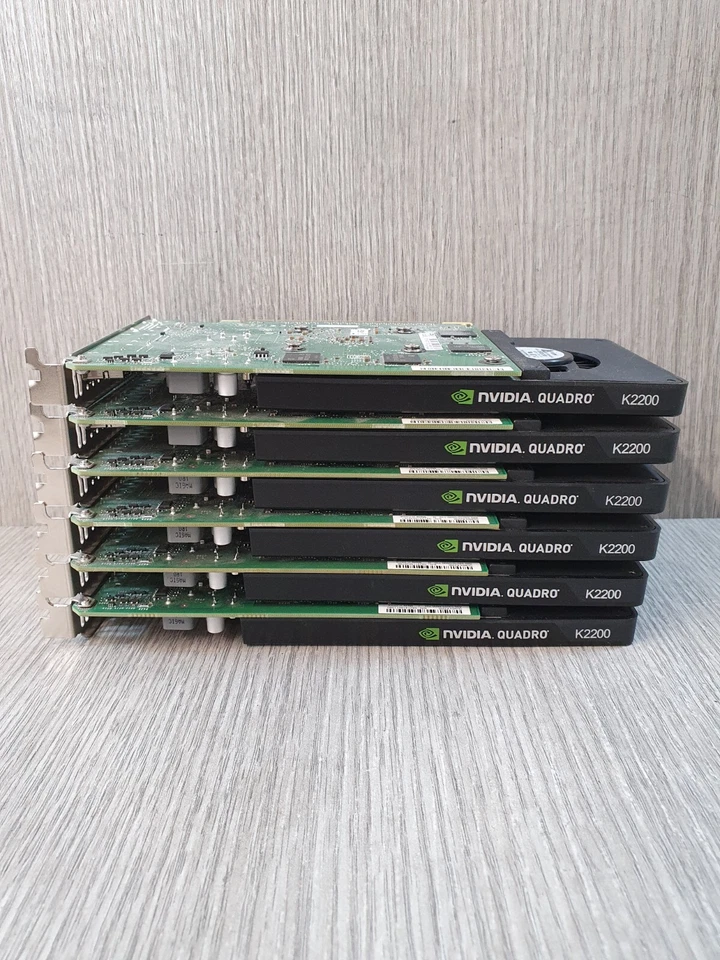 JOB LOT 6x NVIDIA Quadro K2200 4GB GDDR5 Desktop GPU PCIe 2.0 Grade B EE1205 - Image 3 of 4
