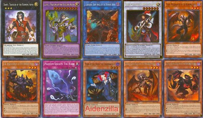 Yugioh Burning Abyss Deck - Cherubini Dante Farfa Scarm Graff Cir Phantom Knight