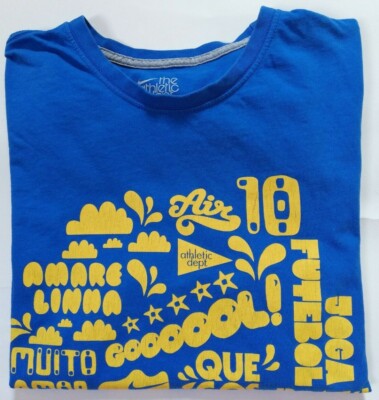 Nike The Athletic Dept T-Shirt Men's Blue Tee Size M Short Sleeves