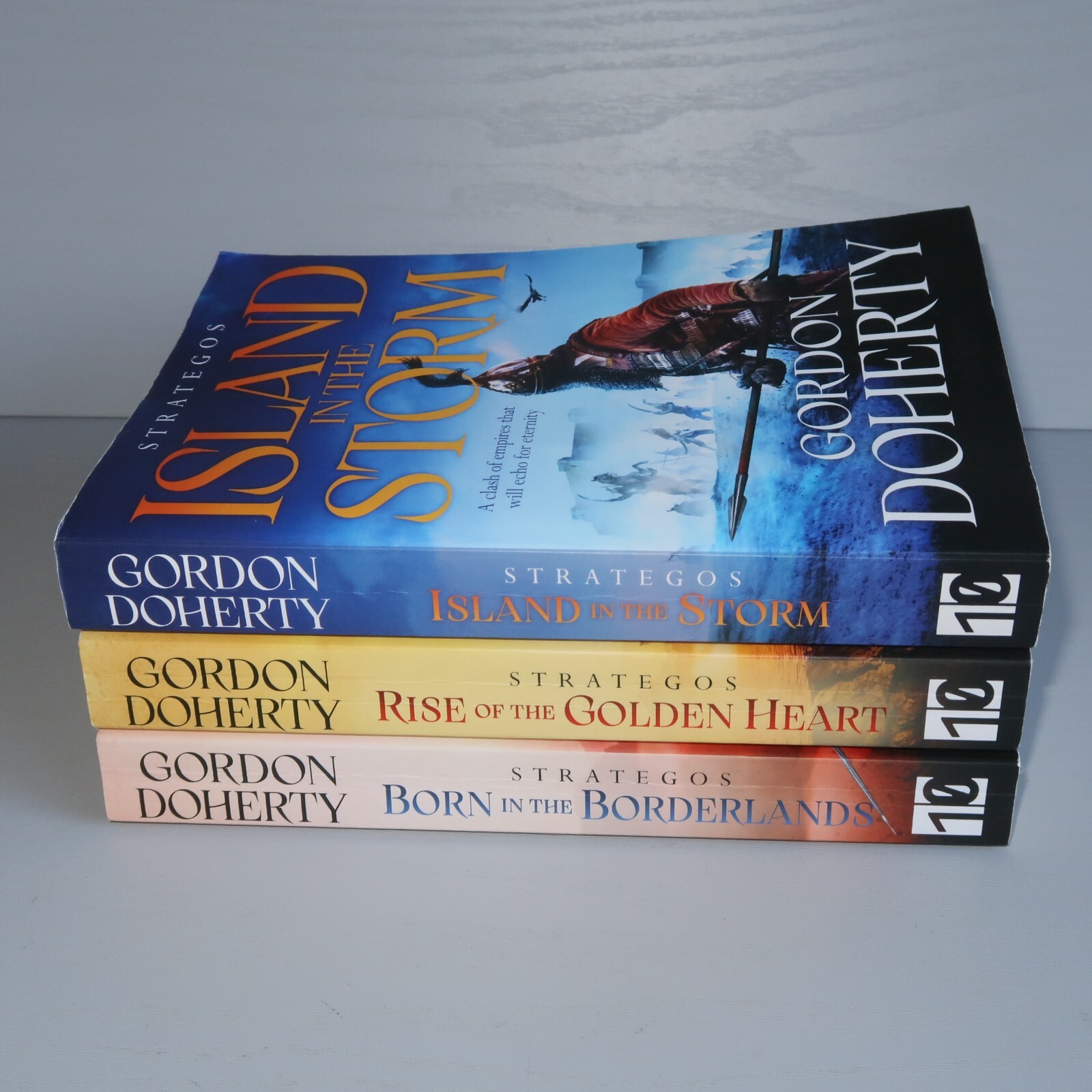 Gordon Doherty Strategos Byzantium Historical Fiction Novels Trilogy Book 1-3
