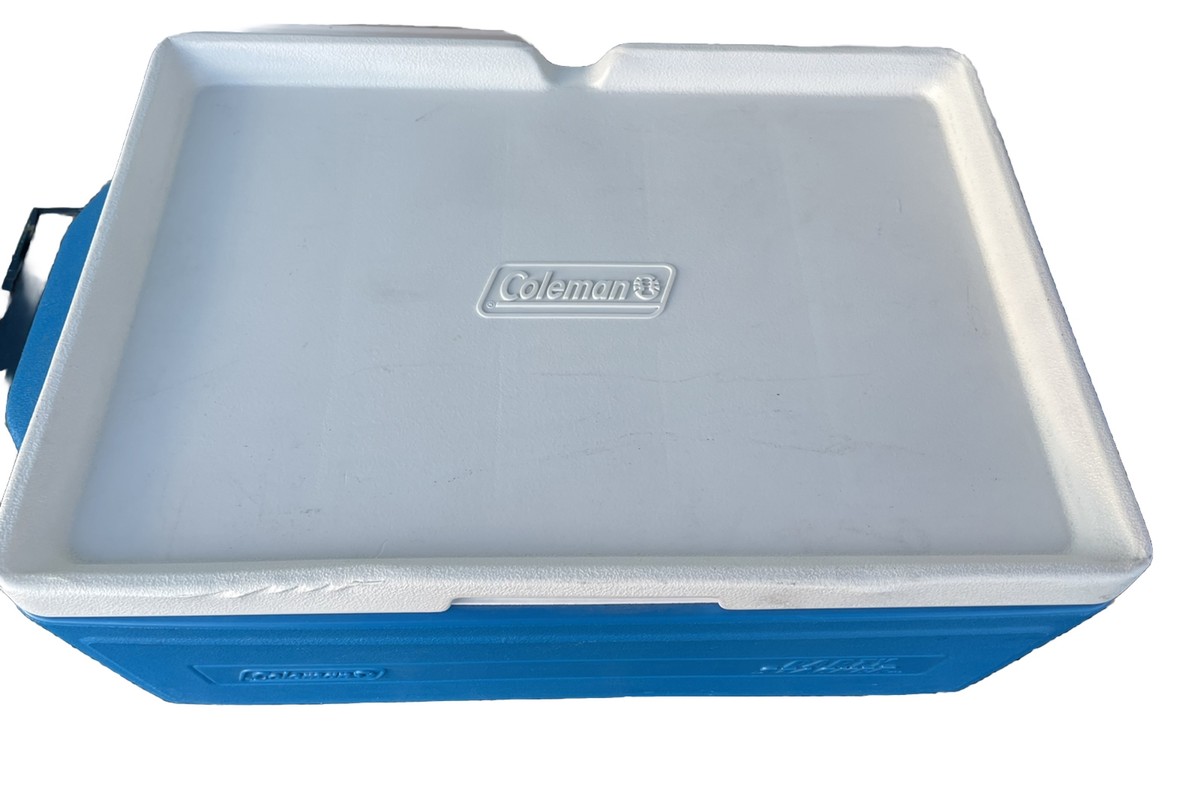 Coleman Blue Party Stacker Cooler Read Description | eBay