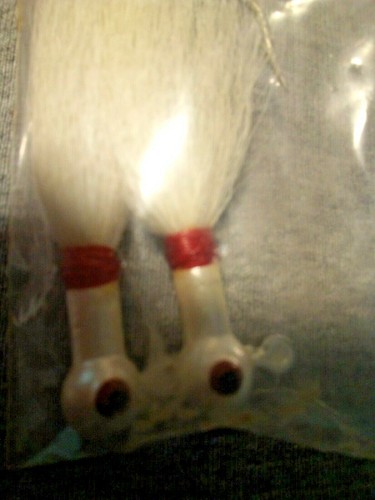 (NEW) 2 pack SEA STRIKER P38W Popeye Bucktail Jig 3/8 oz 3/0 Mustad Hooks White - Picture 5 of 5