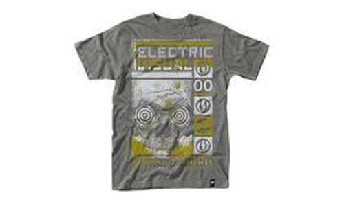Electric Zone Short Sleeve Custom Tee T-Shirt (M) Grey EA5011309