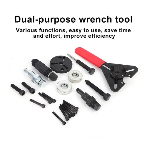 20pc A/C Automotive Compressor Clutch Hub Remove Install Tool W/ Spanner SLS - Picture 2 of 13