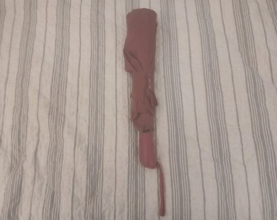 Misty Harbor Automatic Open Folding Rain Umbrella Red