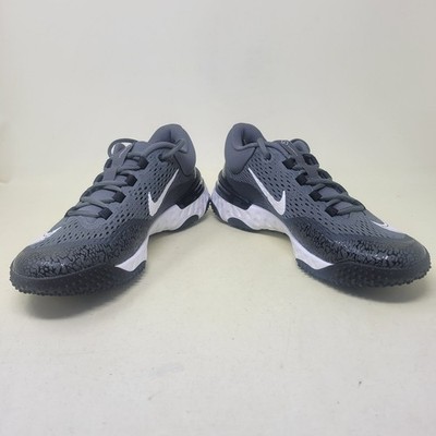 Nike Alpha Huarache Varsity 4 TURF Baseball Shoes Gray Men display picture 1