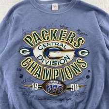 Vintage Green Bay Packers Sweatshirt Crewneck Small NFL Football Champions 90s