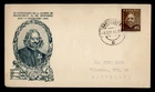 DR WHO 1945 SPAIN FDC QUEVEDO ANIV M81886