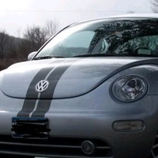 Rallyracing Stripes Black 5 Volkswagen Beetlejettagolfvinyl Decals Graphics