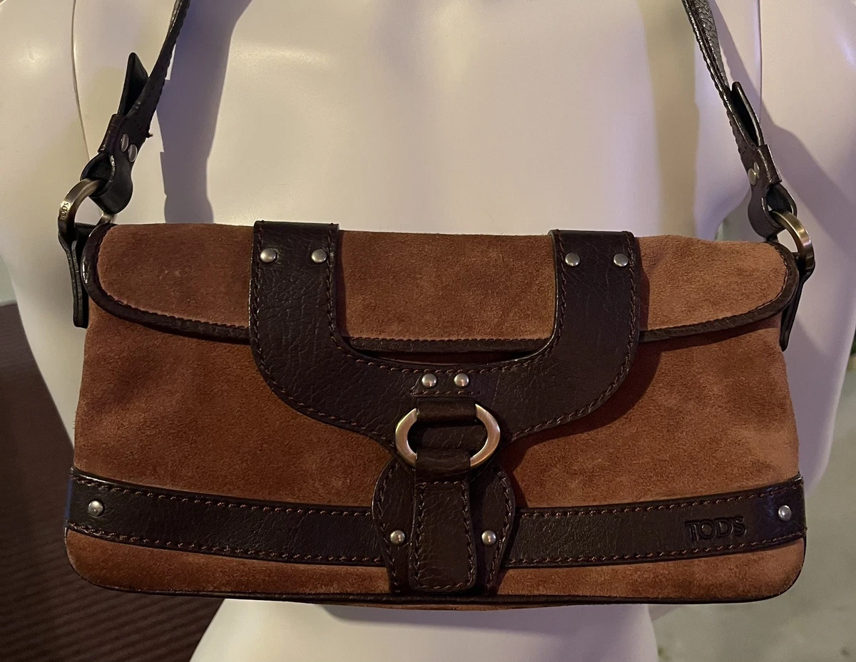 Tod's Suede Exterior Bags & Handbags for Women for sale | eBay