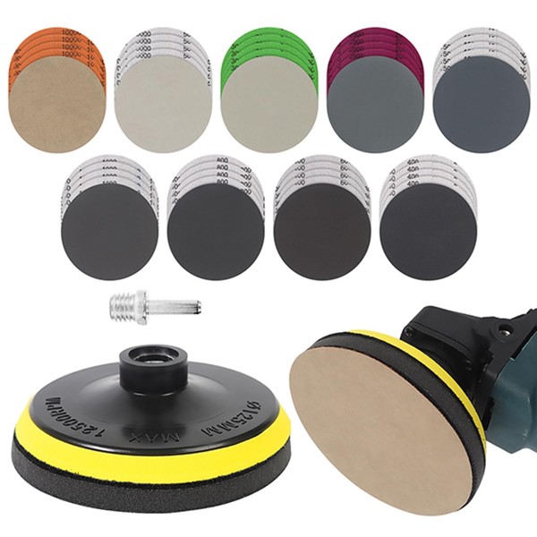Schleifpapier Set 45 StüCk 125Mm Nassschleifpapier 400-5000 FüR M14-image