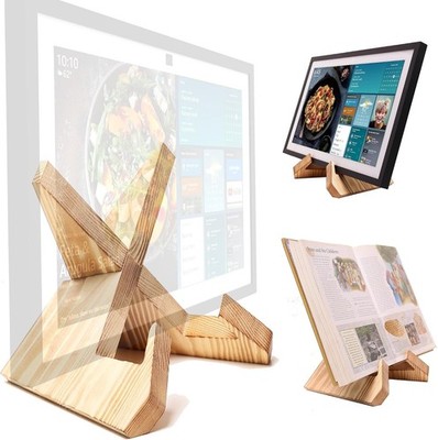 Solid Wood Tablet Computer Stands Compatible for echoshow 15, Echo Show 21,Suppo